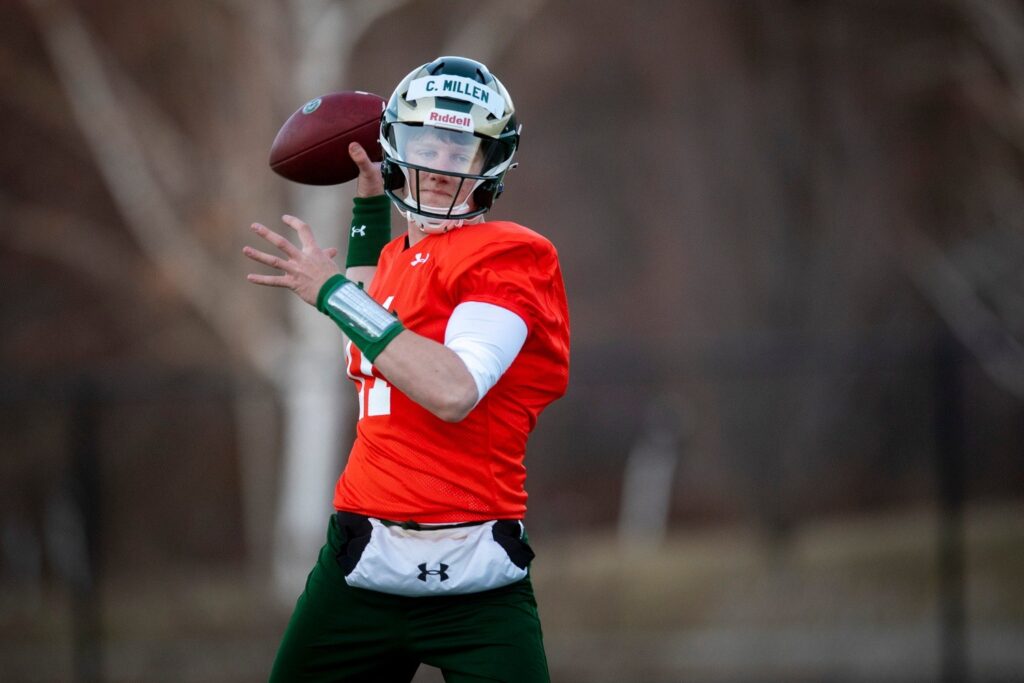The decision to follow Jay Norvell from Nevada to Colorado State was easy for Clay Millen: “There was no way I was gonna want to go anywhere else”
