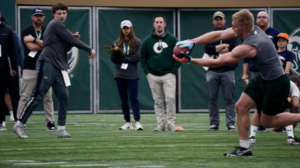 Trey McBride finishes the pre-Draft process strong, proves again he’s the top tight end prospect with a 4.54 40-time at Colorado State’s Pro Day