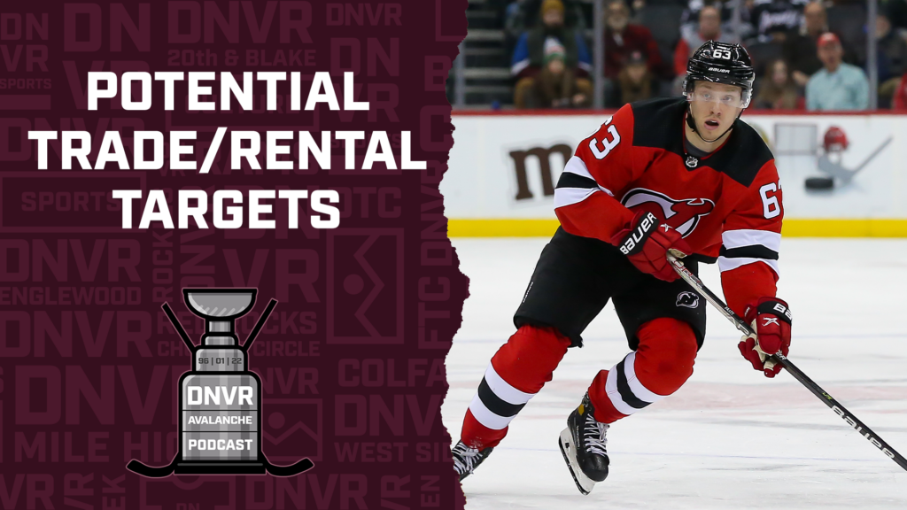 DNVR Avalanche Podcast: Jesper Bratt and potential trade/rental targets for the Colorado Avalanche this season
