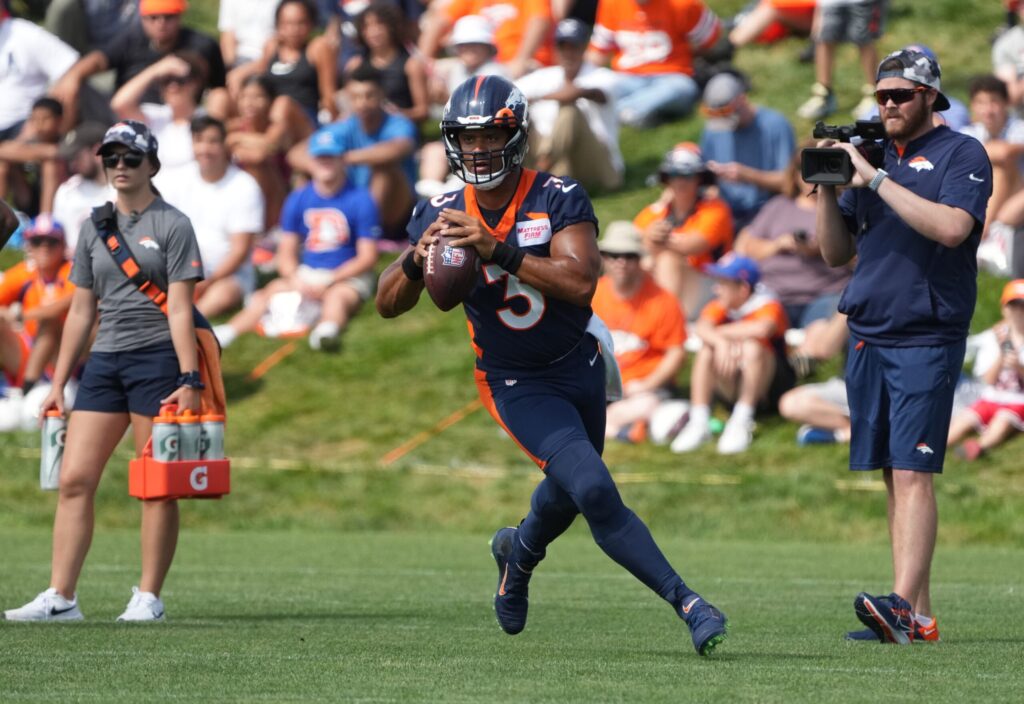 What we learned at Broncos camp today: Denver’s run game dominates the Cowboys and Russell Wilson lights up the red zone
