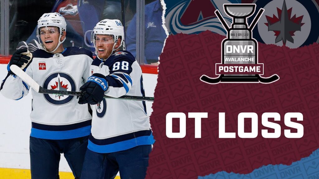 DNVR Avalanche Podcast: Colorado Avalanche comeback falls short in overtime loss to Winnipeg Jets