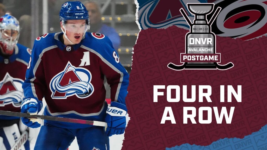 DNVR Avalanche Podcast: Colorado Avalanche grind out fourth consecutive win behind Cale Makar’s two-goal night
