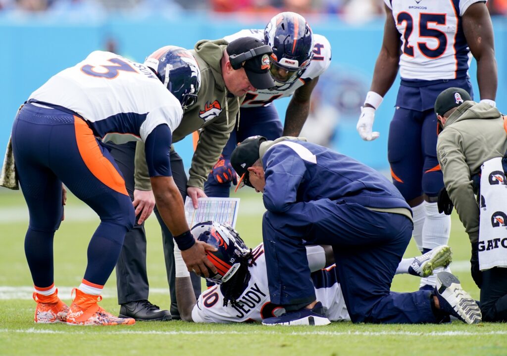 Nathaniel Hackett provides “hope” for Jerry Jeudy’s injury