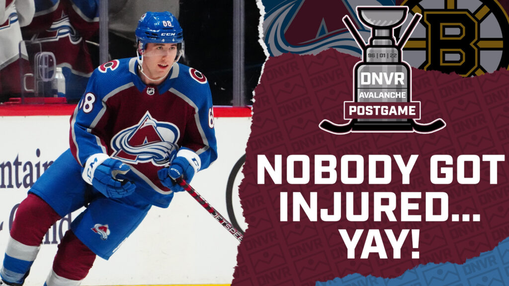 DNVR Avalanche Podcast: The Colorado Avalanche run out of talent in loss to Taylor Hall and the Boston Bruins