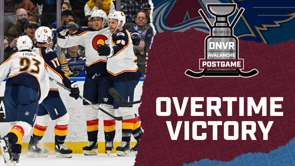 DNVR Avalanche Podcast: Mikko Rantanen pulls out crazy win for the Avalanche over St Louis