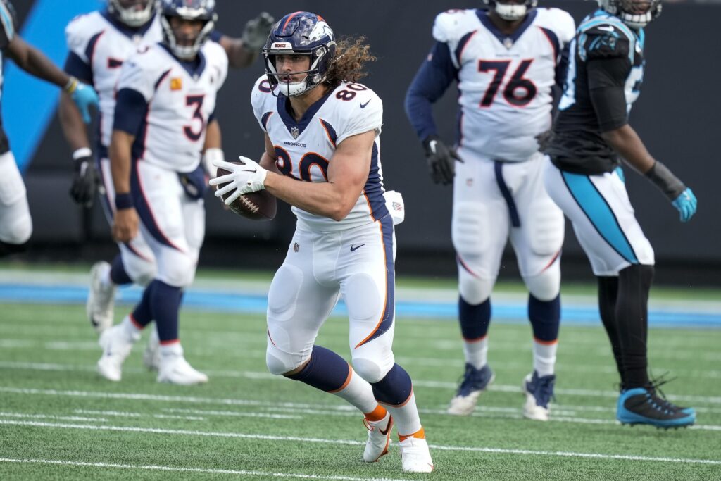 Broncos add Greg Dulcich to IR, sign a rookie running back and more