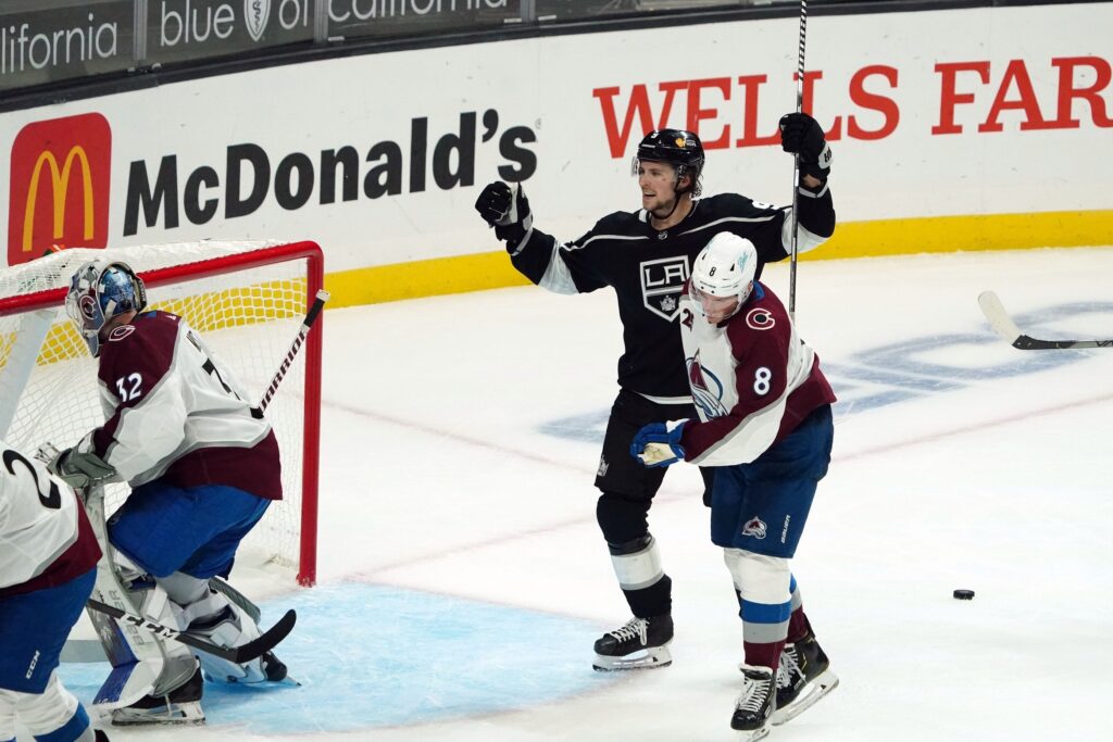 Byram’s debut overshadowed by offensive futility as Avs split series with Kings