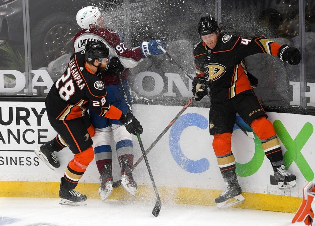 John Gibson stifles top-heavy Avalanche offense