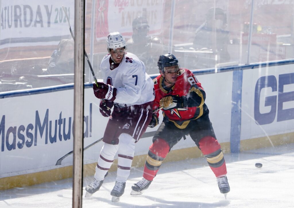 Avalanche get first outdoor game win despite nearly nine-hour delay