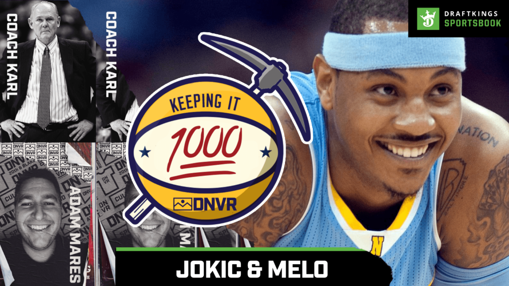 Nikola Jokic and Carmelo Anthony