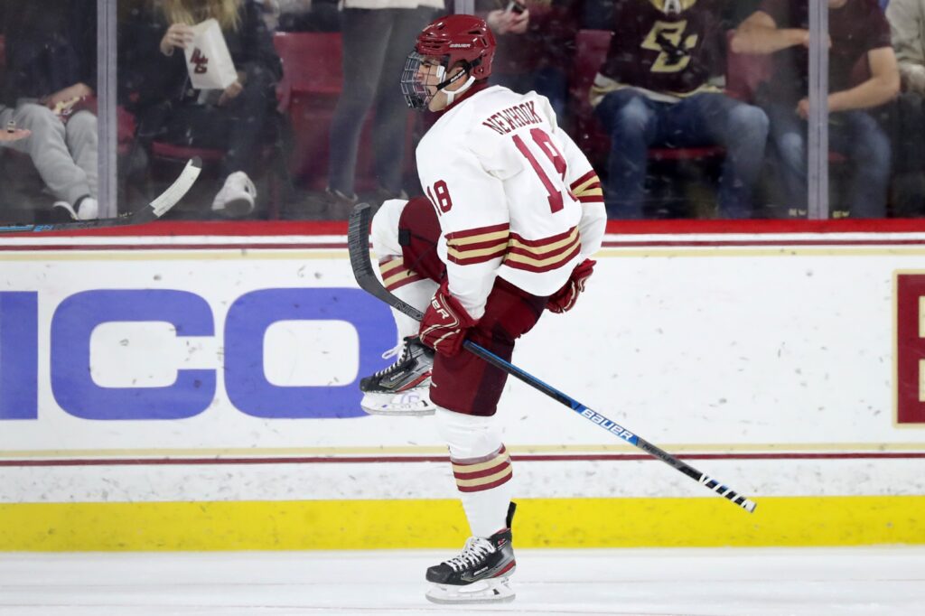 Alex Newhook is signed but it may be a bit before he plays for the Avs