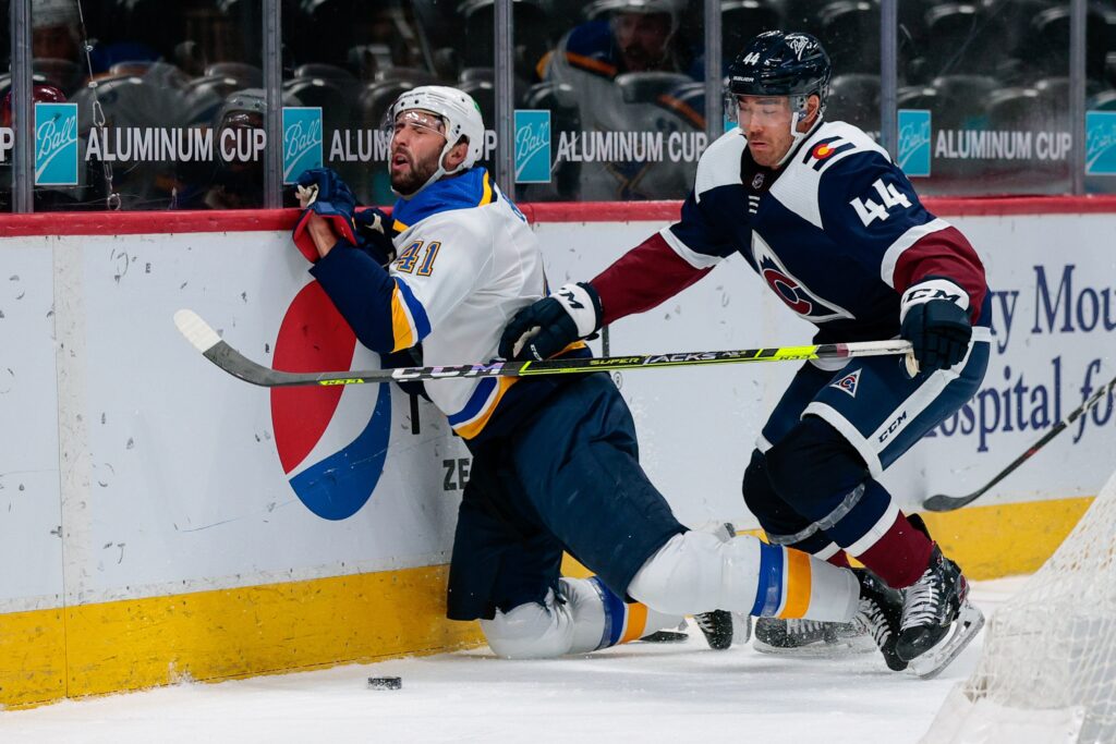 Nathan MacKinnon drives the bus as the Avs hold off the St. Louis Blues