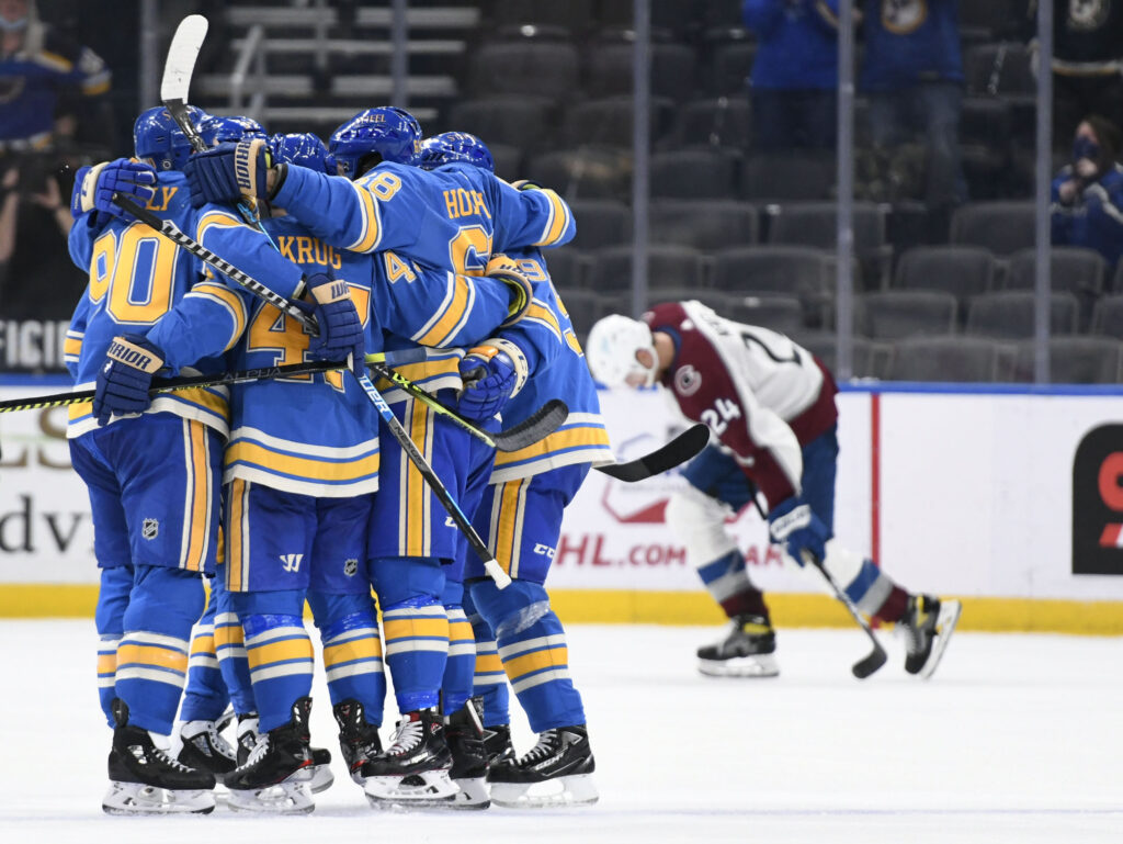 Avalanche cannot overcome self-inflicted wounds in afternoon loss to Blues