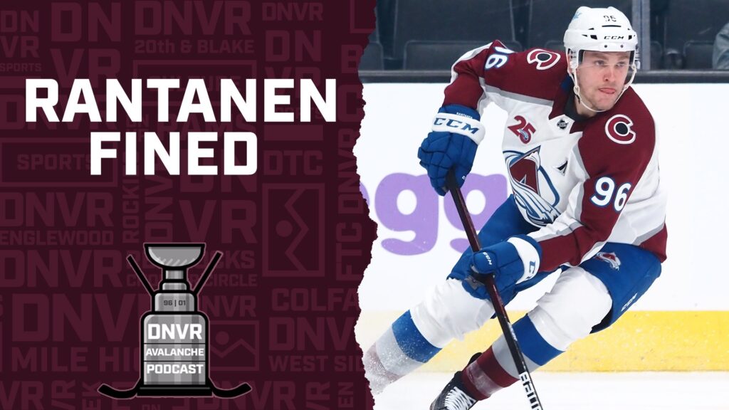DNVR Avalanche Podcast: Mikko Rantanen fined for diving during Colorado Avalanche – San Jose Sharks game