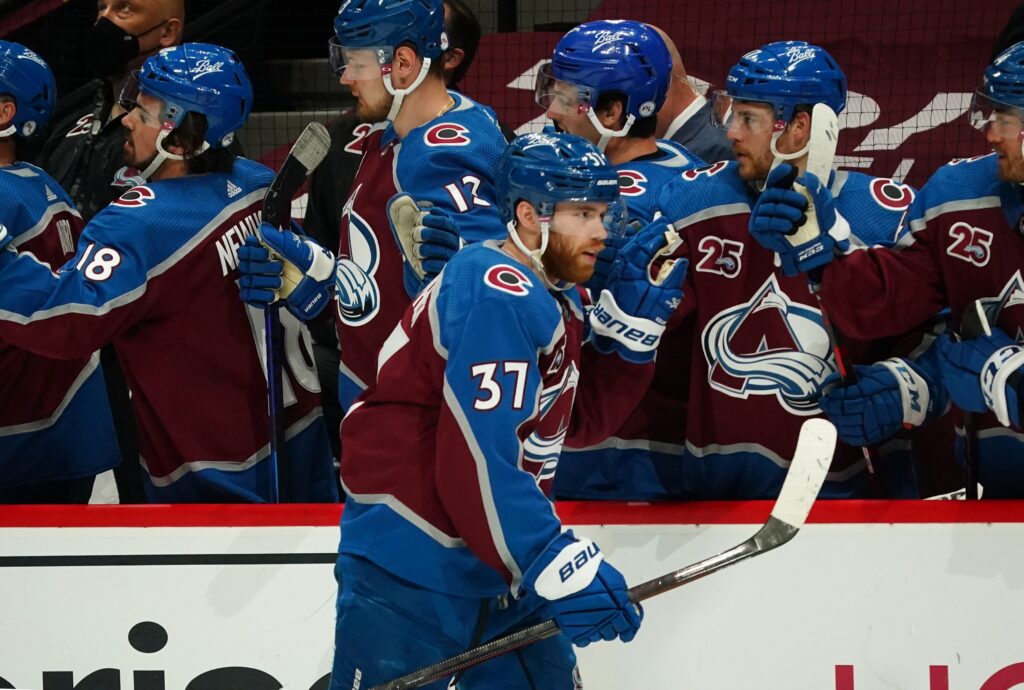 J.T. Compher’s hat trick came at the perfect time