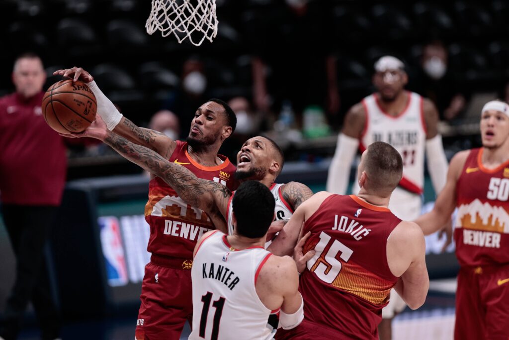 Grades: Nuggets Roll Blazers in Game 2