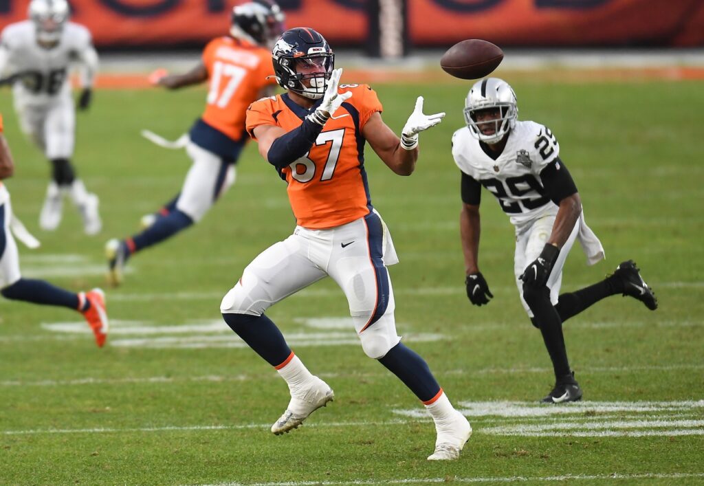 The one aspect in Noah Fant’s game he’s working on to make him a top tight end in the NFL