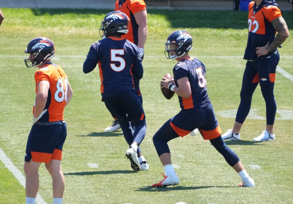 Vic Fangio and George Paton hint at a timeline for naming a starting quarterback