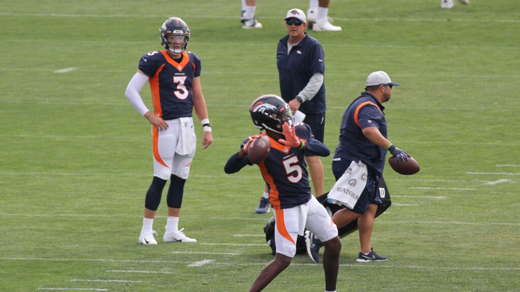 Broncos Quarterback Scoreboard: A Bridgewater bomb separates the two quarterbacks after a nearly identical practice