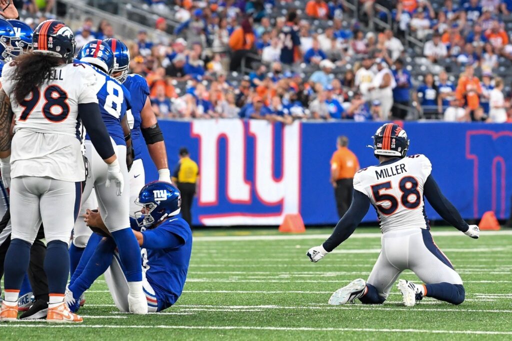 The Broncos finally got something on Sunday that they haven’t had in 623 days