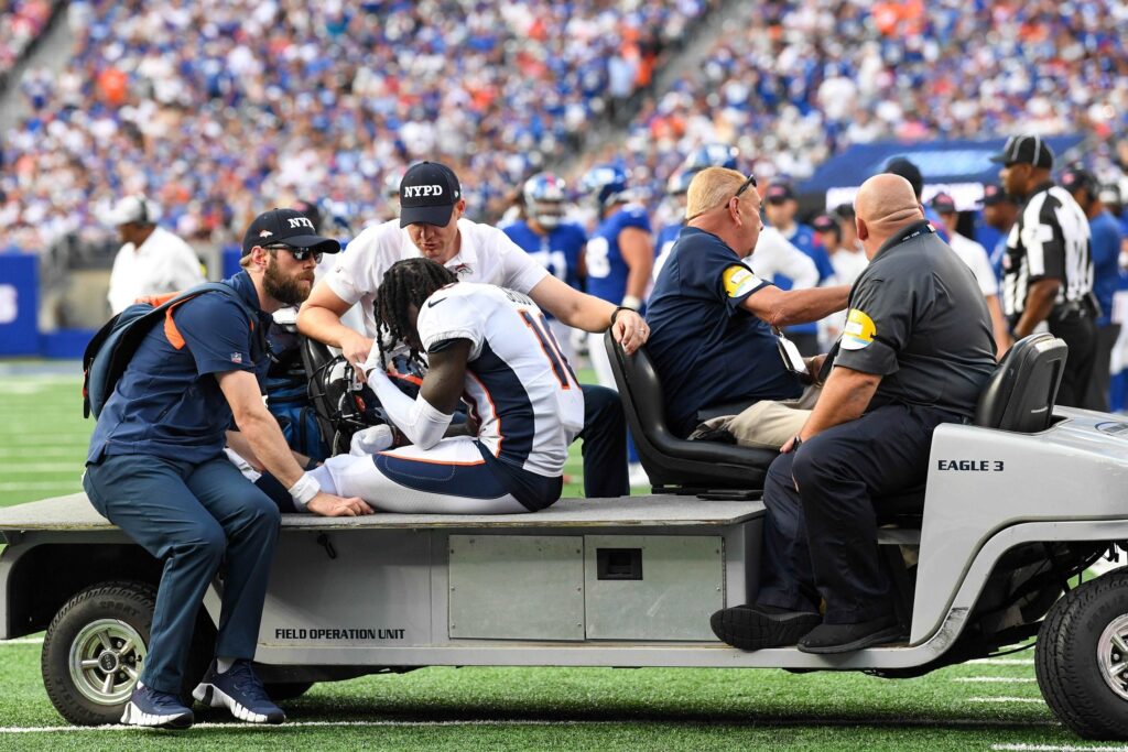 Everything we know about Jerry Jeudy’s high ankle sprain and how the Broncos will look to replace him