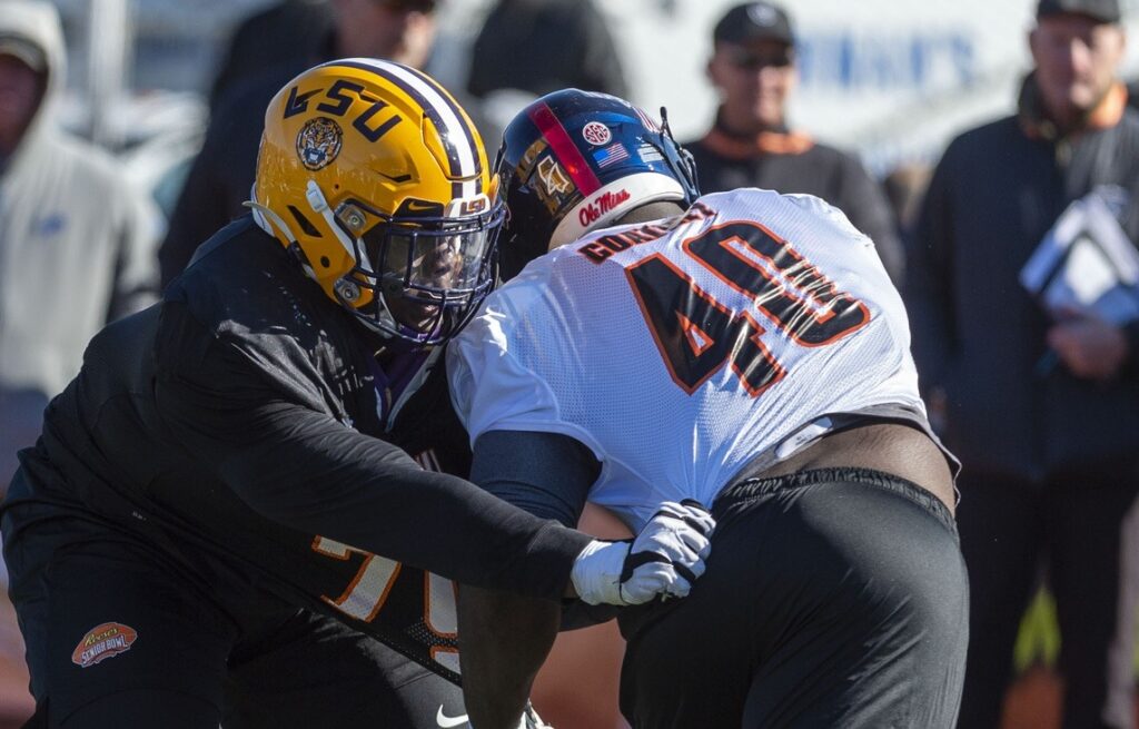 Winners and Losers from the second day of Senior Bowl practices