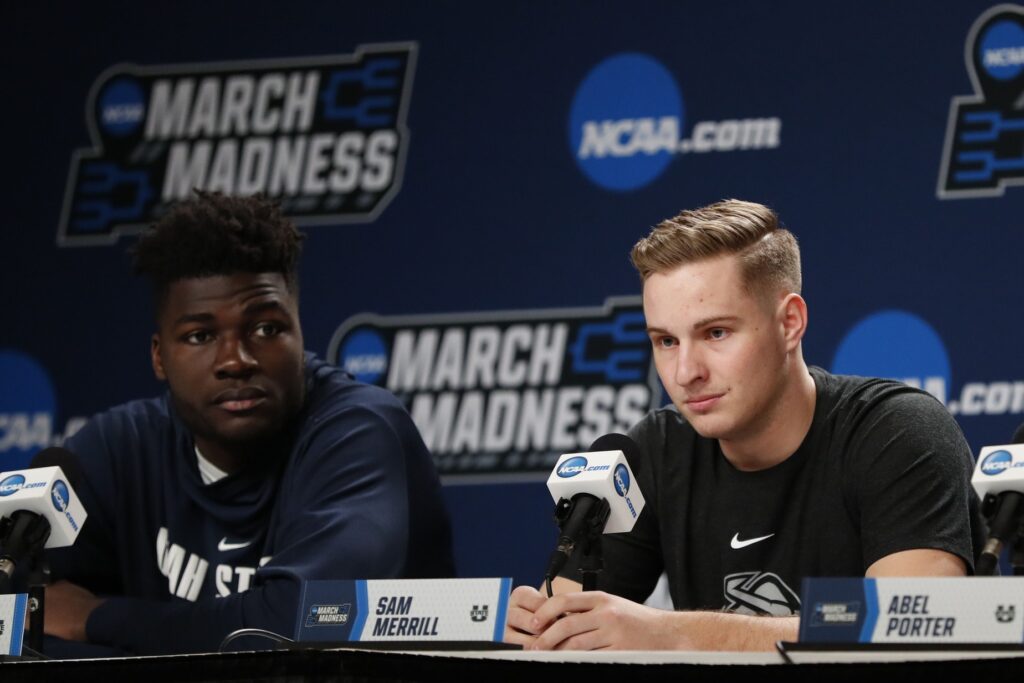 3 takeaways: Sam Merrill goes off in a 77-61 victory over the Rams