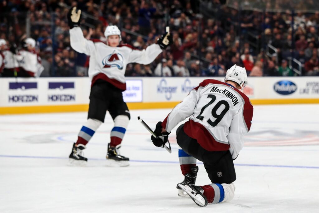 Nathan MacKinnon provides another superstar moment in Colorado’s comeback win
