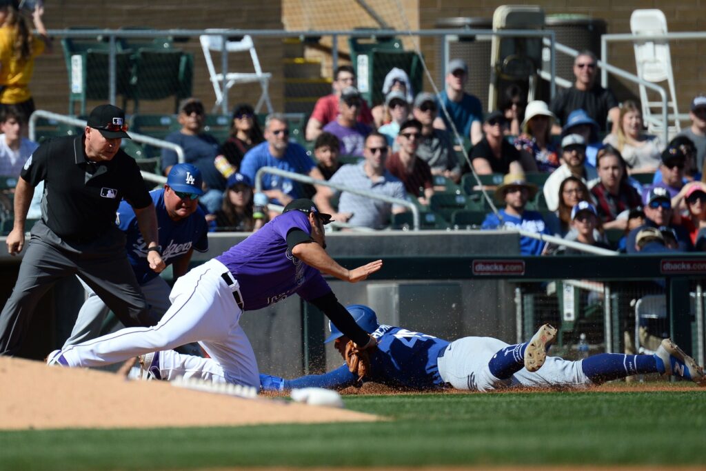 Dodgers leap all over Rockies in lopsided affair