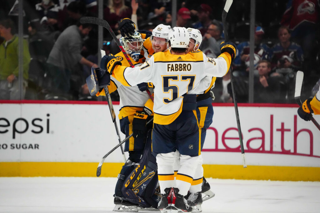 Avs drop 5-4 in shootout loss to Nashville