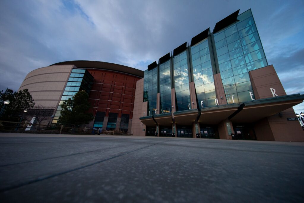 The Nuggets’ practice facility is closed, but could reopen later this week