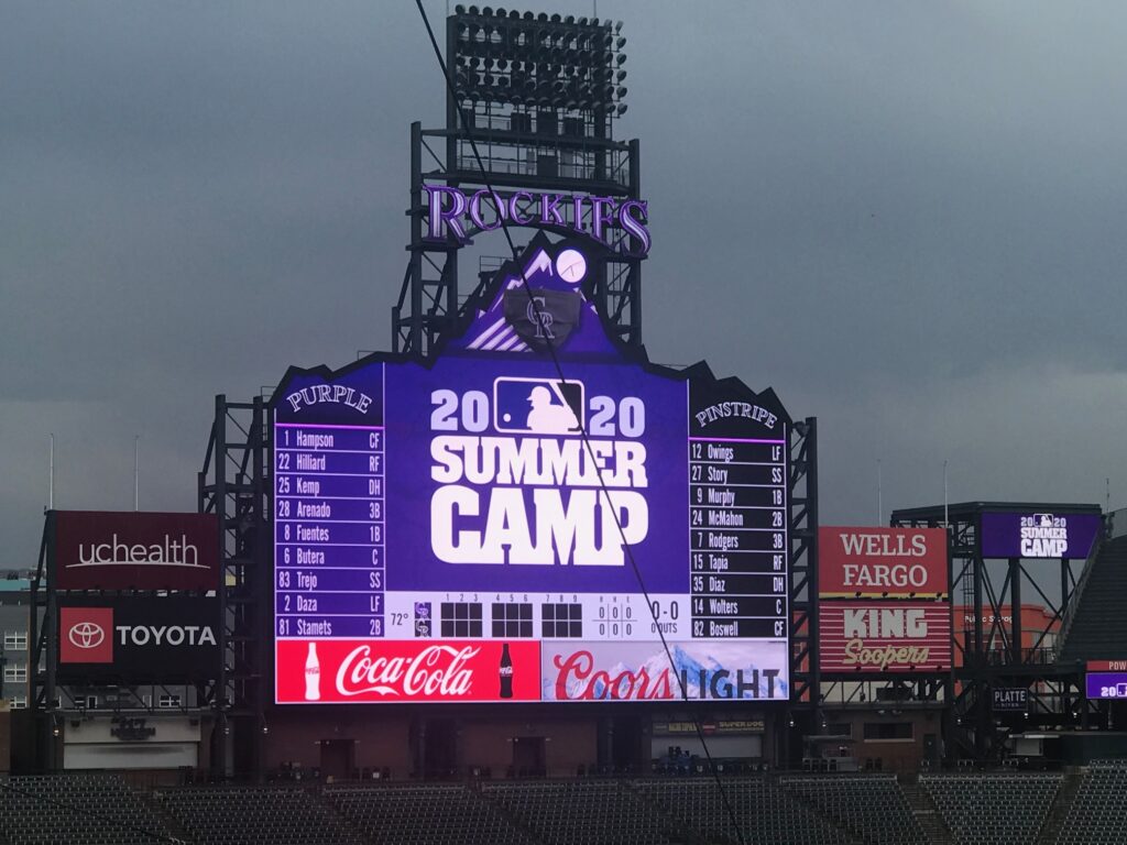Arenado’s Team Purple pounces upon Story’s Team Pinstripe in intrasquad battle