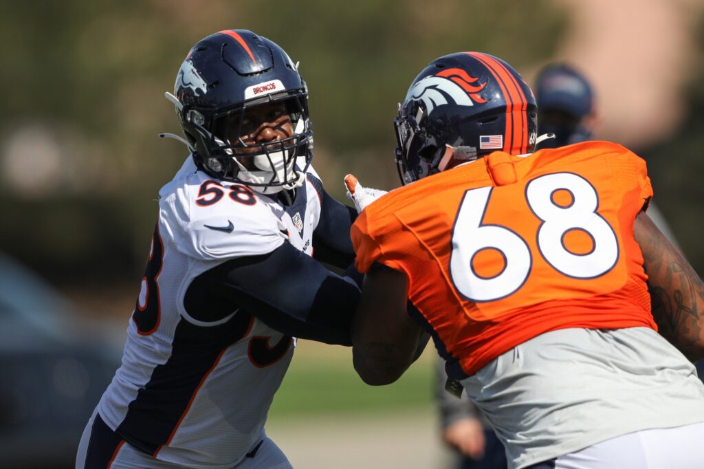 Training Camp Takes: Von Miller’s success comes at Elijah Wilkinson’s expense