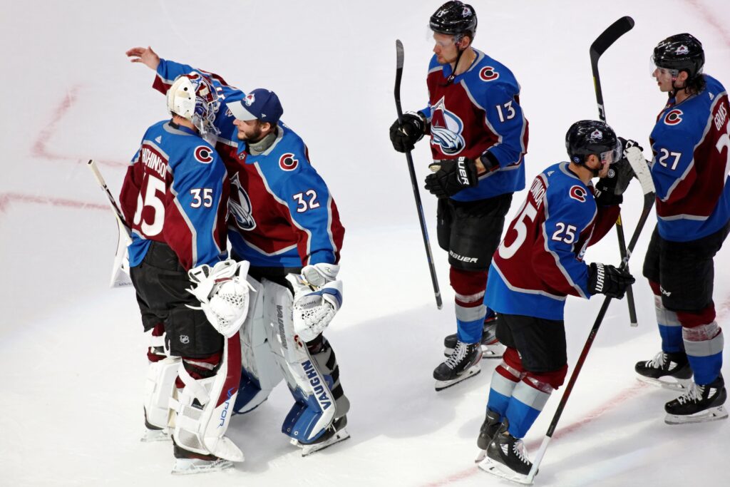 Michael Hutchinson and an offensive explosion keep the Avalanche alive