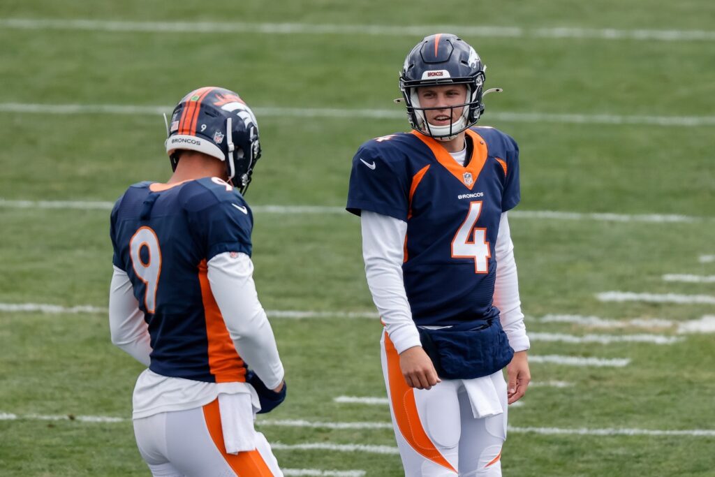 The Broncos may do something very unusual at quarterback on Thursday night
