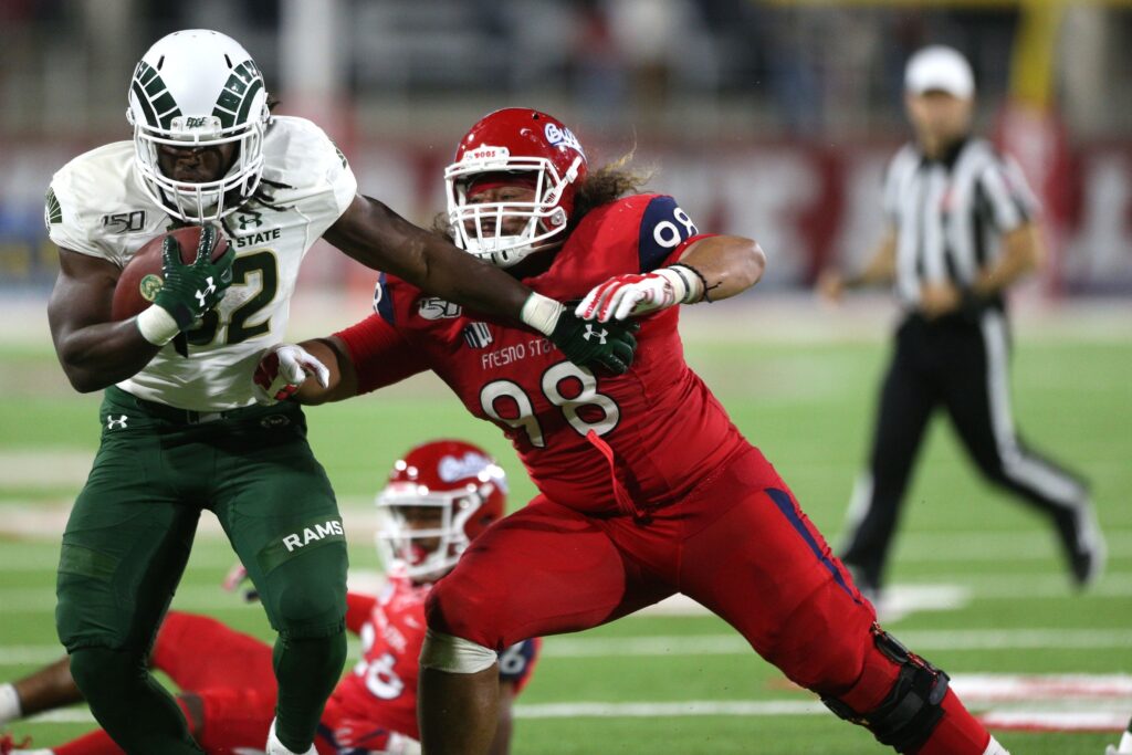 Marcus McElroy feels right at home against Fresno State