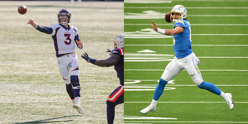 Justin Herbert, Drew Lock and the search for “The Guy” at quarterback
