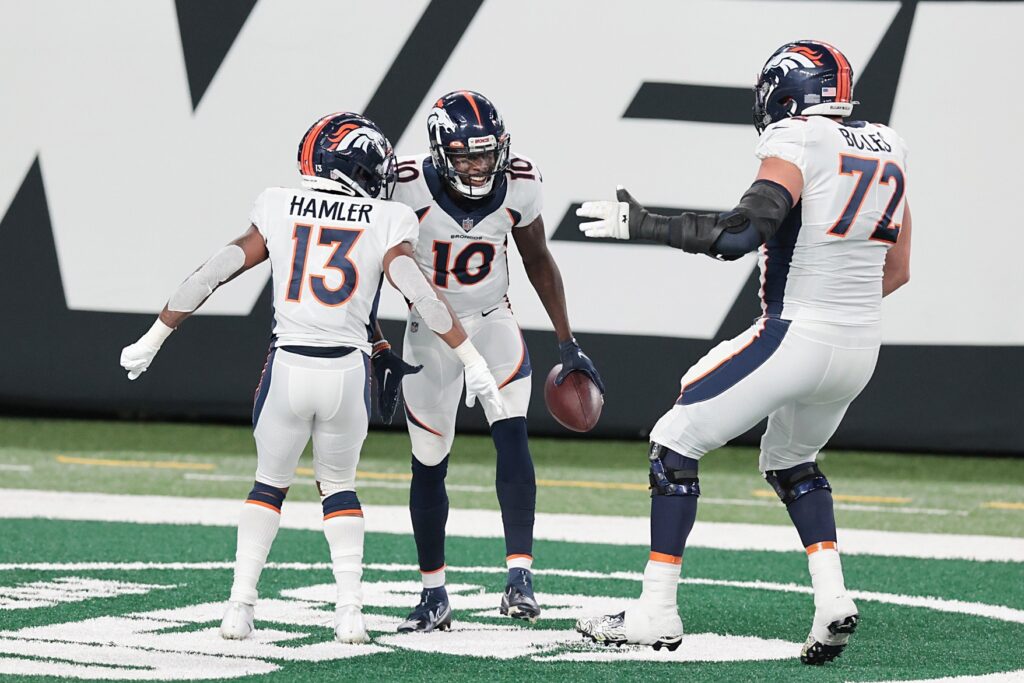 Where do Denver’s young offensive skill players stand midway through the season?