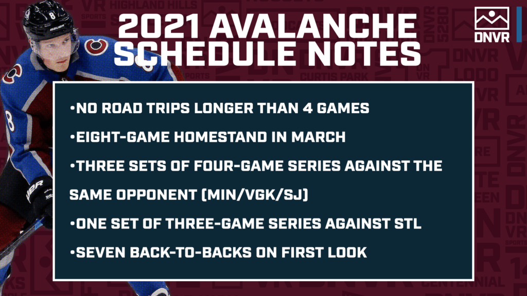 DNVR Avalanche Podcast: Avs Schedule Release