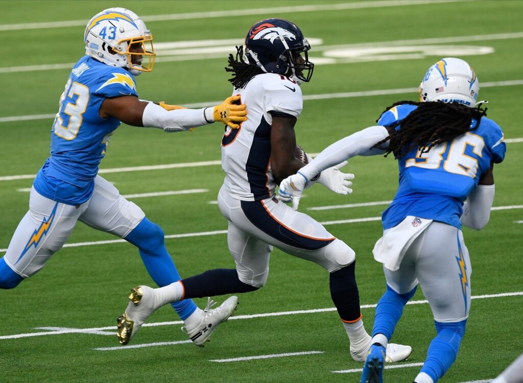 Why Vic Fangio isn’t concerned about Jerry Jeudy’s hands