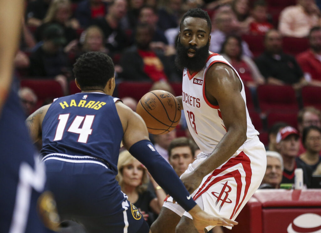 Harden, Rockets continue dominance over Nuggets
