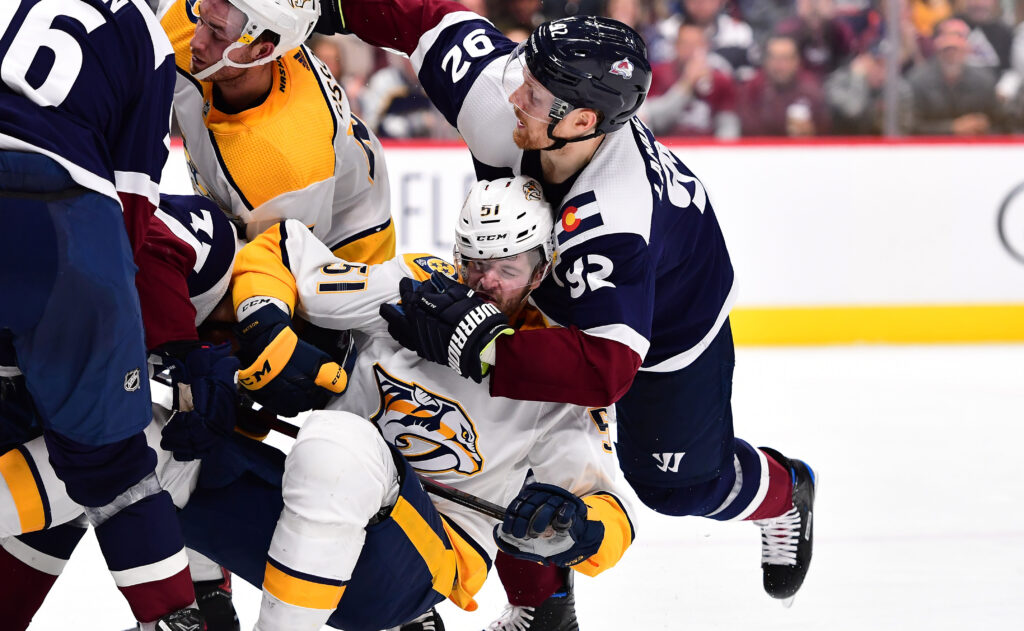 Avalanche play the hits in familiar loss to Predators