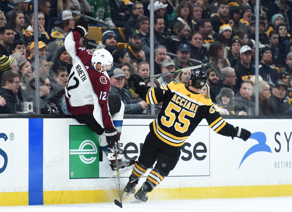 Avs-Bruins player grades: What did Albert Einstein say again, about the definition of insanity?