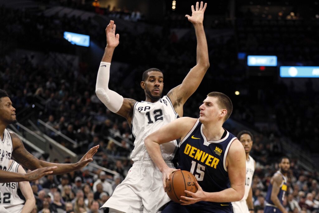 How will the Spurs defend Nikola Jokic? Their first game of the season might provide some clues