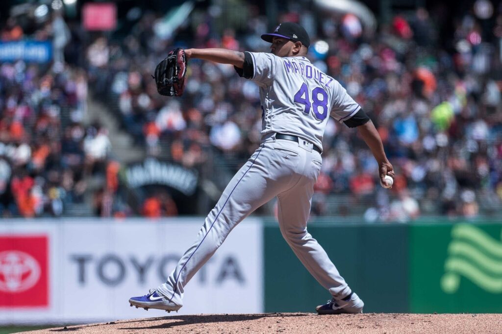 Rockies break losing streak behind German’s gem
