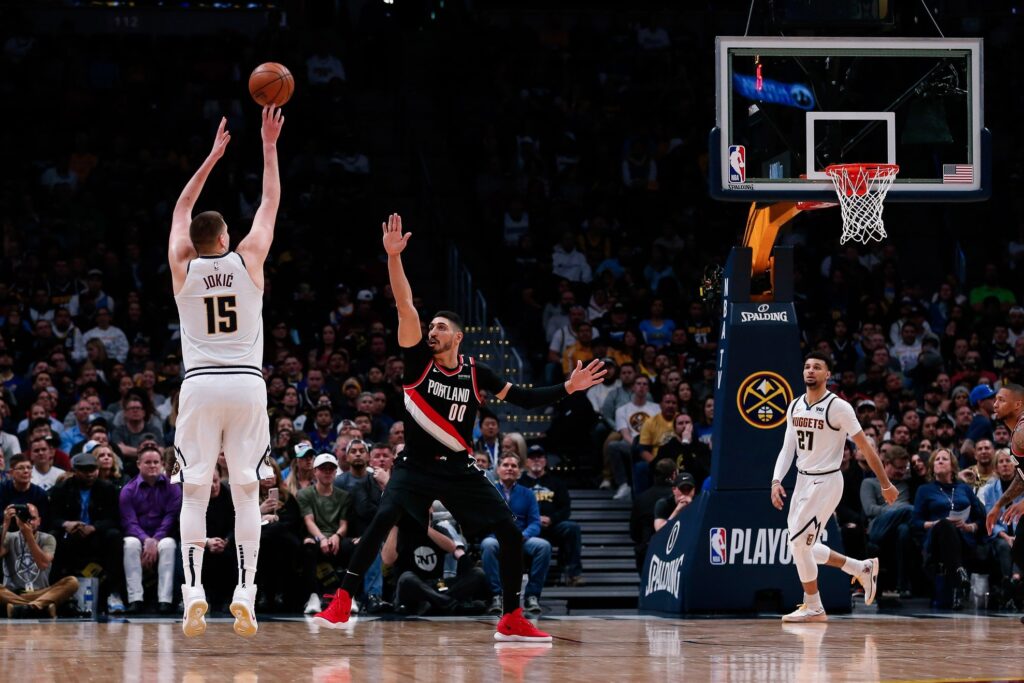 Nikola Jokic dominant again as Nuggets take early series lead over Trail Blazers