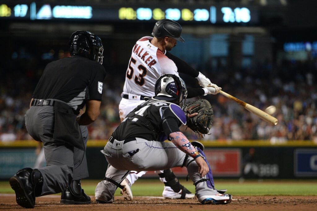 Diamondbacks snap streak against Rockies on big night from Walker