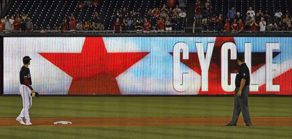 Nationals cap 11-1 victory with Turner’s historic cycle