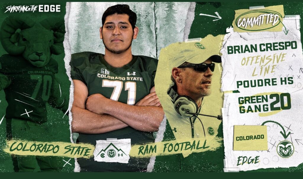 Local offensive tackle will stay home, Brian Crespo commits to CSU
