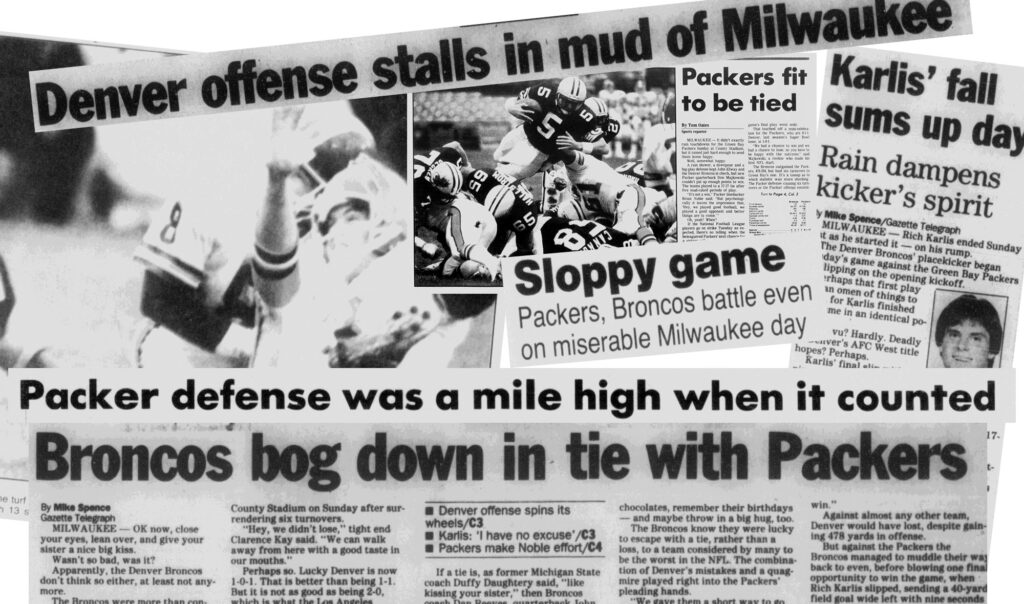 … And 1: The story of the Broncos’ last tie